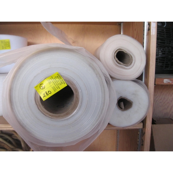 3 ROLLS OF PLASTIC