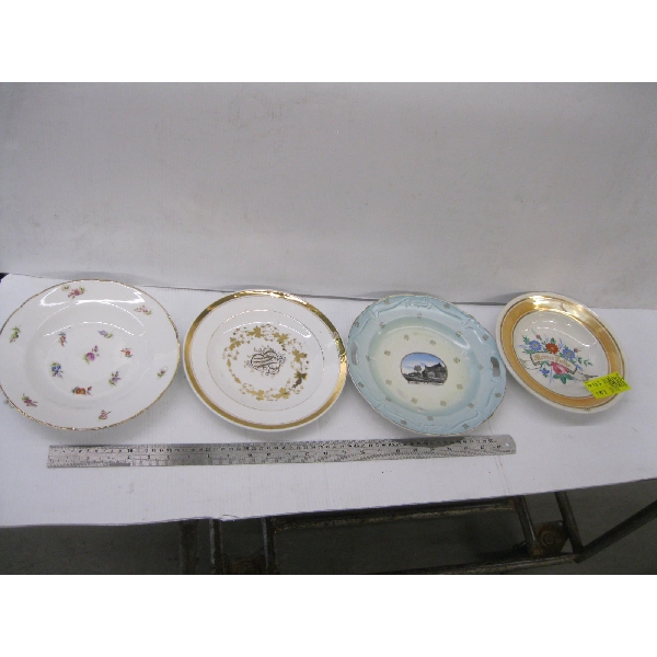 4 CHINA COLLECTOR PLATES