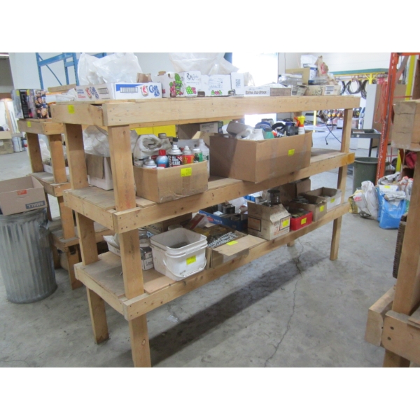 WOODEN 3 TIER SHELF UNIT