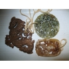 Image 2 : 5 CHINESE CARVED JADE PENDANTS