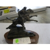 Image 1 : HARVARD FAIRBANKS 1963 THE CHARGER BRONZE STATUE