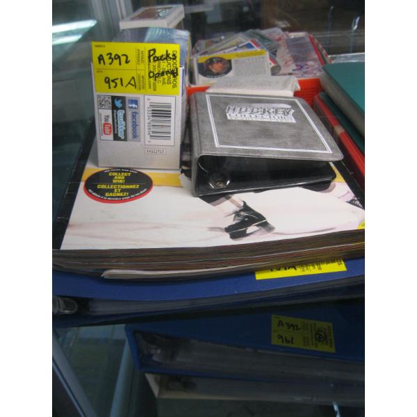 ASST. HOCKEY CARDS, MAGAZINES, ETC.