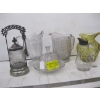 Image 2 : COLLECTABLE VINTAGE GLASSWARE W/PICKLE JAR