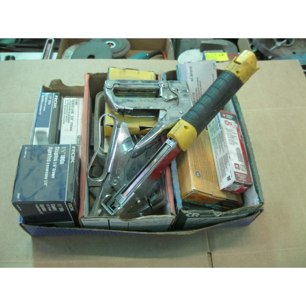 ASST. STAPLES, STAPLERS, ETC.