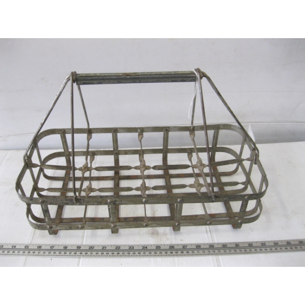 METAL MILK BOTTLE CARRIER