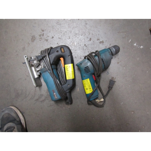MAKITA JIGSAW & A MAKITA DRILL