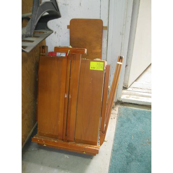 EASEL PAINTING BOX & SM. IRONING BOARD