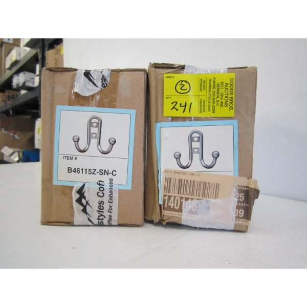 2 BOXES OF DOUBLE ROPE HOOKS