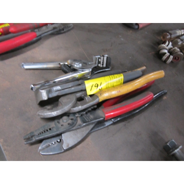 5 PLIERS, WIRE SNIPPERS, ETC.