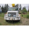 Image 4 : 1990 WHITE FLATBED TRUCK W/CRANE VIN# 4V2JCBMDXLR807322