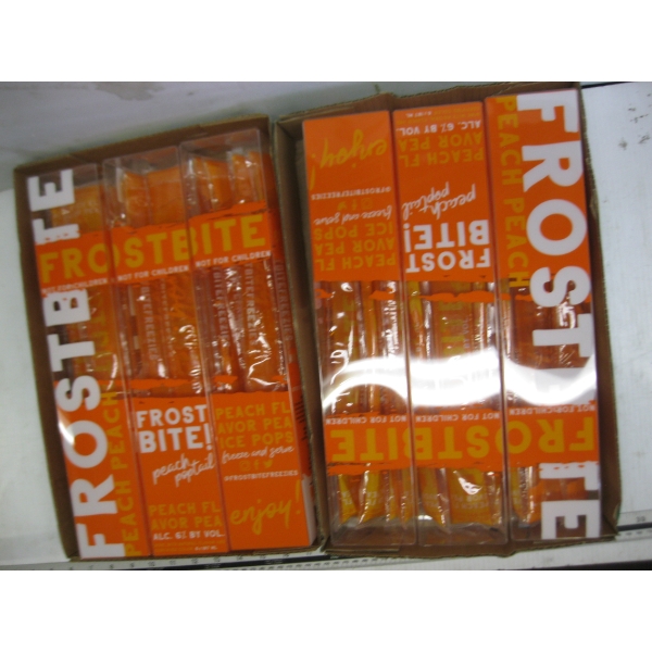 2 FLATS OF 3 PEACH VODKA FREEZIES