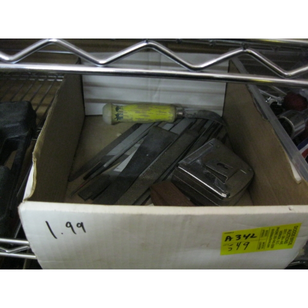 ASST. FILES, TAPE MEASURE, ETC.
