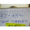 Image 2 : APPROX. 42 - 45RPMs W/SLEEVES & BOX OF 26 - 45RPMs NO SLEEVES