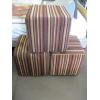 Image 1 : 3 MCM SQUARE CUSHION STOOLS