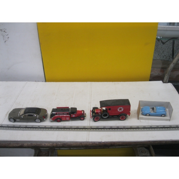 4 DIECAST  CARS