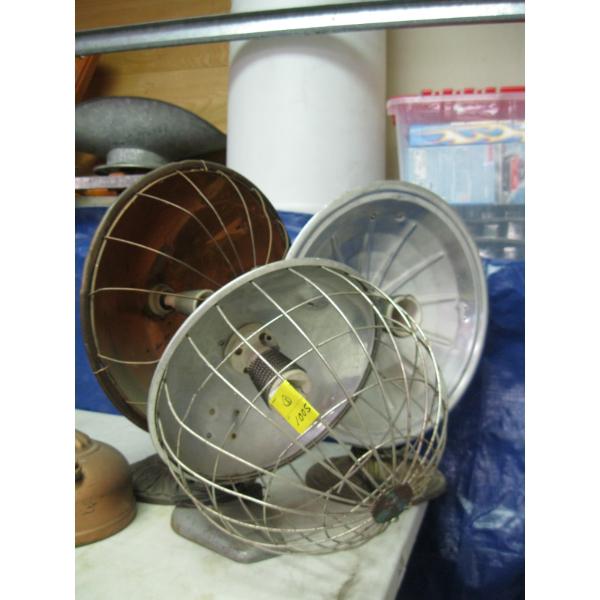3 REFLECTIVE HEATERS