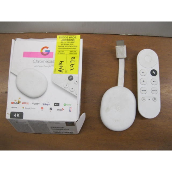 CHROMECAST FOR GOOGLE TV
