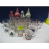 Image 1 : DECORATIVE CHRISTMAS GLASSES, ETC.