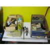 Image 1 : 2 BOXES OF MISC. ELECTRONIC TESTERS AND PARTS
