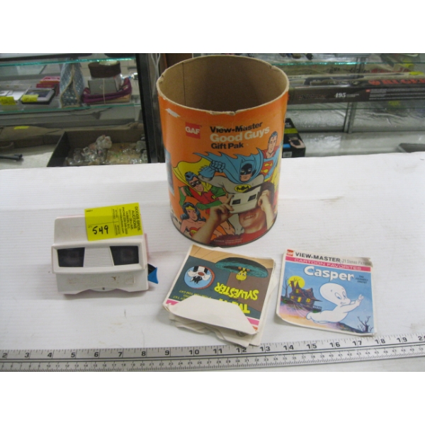 VINTAGE VIEW MASTER W/SLIDES & ORIGINAL CONTAINER