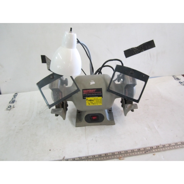 SHOP CRAFT 6" HEAVY DUTY BENCH GRINDER