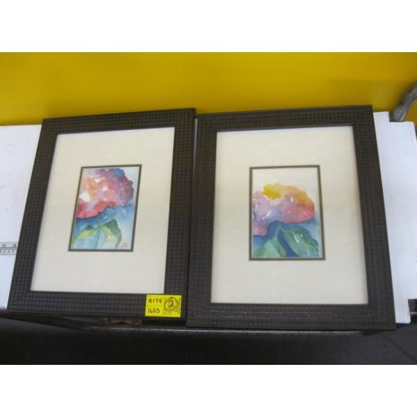 PAIR OF ORIGINAL FRAMED PAINTINGS BY C. DODDS