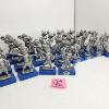 Image 2 : 40 PEWTER BOXING/SNORKLING FIGURES - MADE IN ITALY