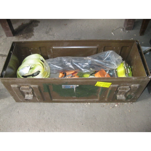 MISC. RATCHET TIE DOWN STRAPS, BUNGEE CORDS, ETC.