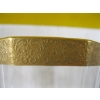 Image 3 : MOSERS 24KT GOLD RIM CRYSTAL VASE