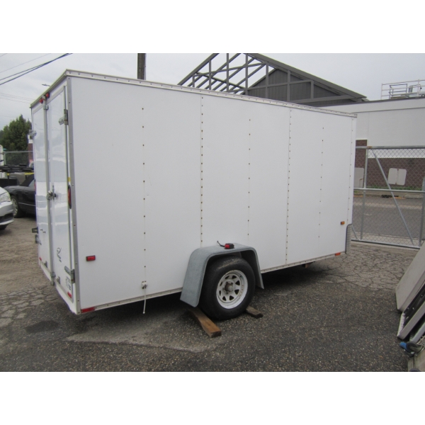 12' SINGLE AXLE 2007 WELL CARGO TRAILER
