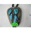 Image 2 : SILVER & TURQUOISE NAVAJO NECKTIE