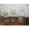 Image 1 : 3 GLASS CANNISTERS