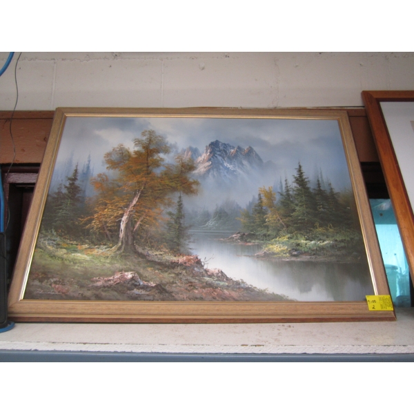 FRAMED ORIGINAL PAINTING, SIGNED