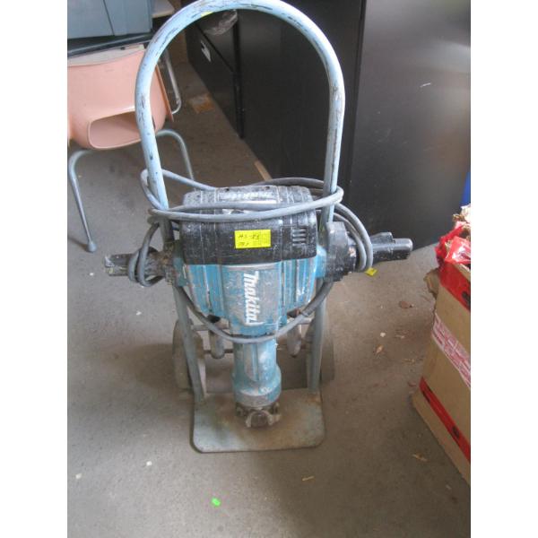 MAKITA "AS IS" ELECTRIC JACKHAMMER ON CART