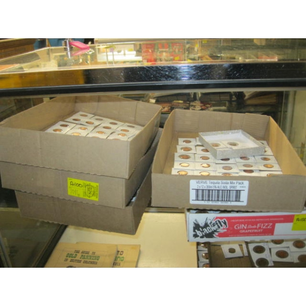 5 FLATS OF COLLECTABLE PENNIES