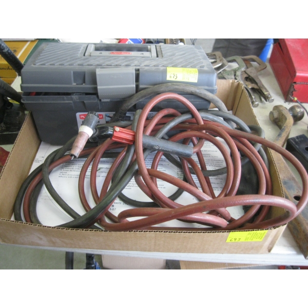 TOOLBOX W/ASST. WELDING SUPPLIES