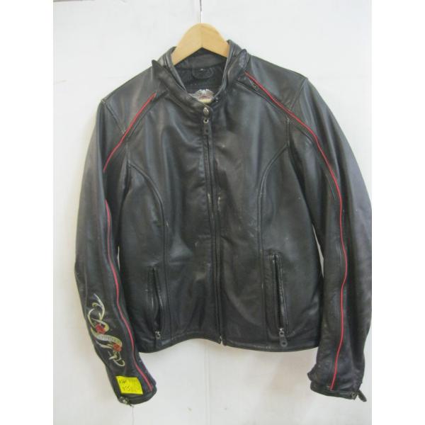 LEATHER HARLEY DAVIDSON JACKET, SZ M