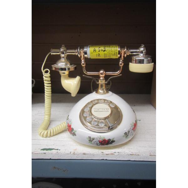 ANTIQUE DECORATIVE DIAL PHONE