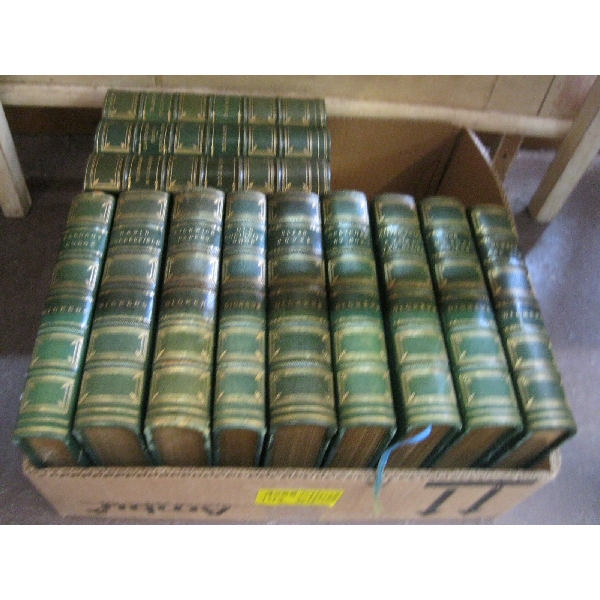 SET OF DICKENS HARDCOVER BOOKS