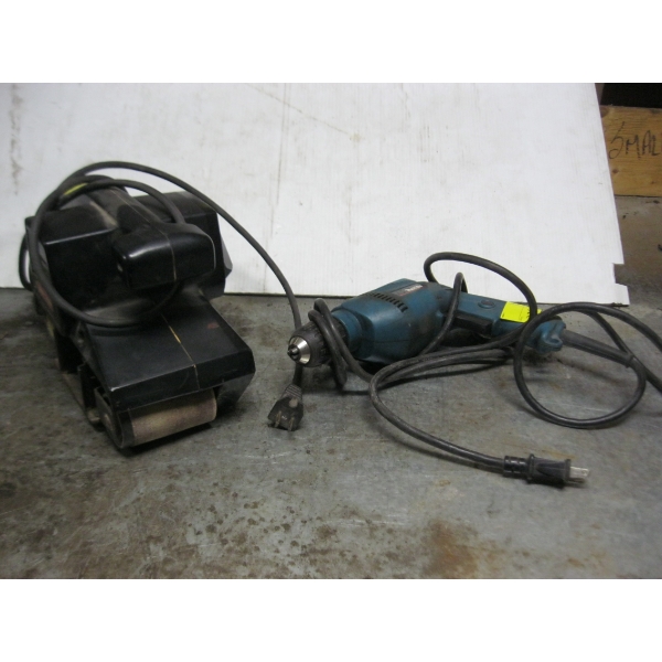 MAKITA DRILL & A CRAFTSMAN BELT SANDER