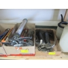 Image 2 : 2 BOXES OF MISC. GREASE GUNS, CAULKING GUNS, ETC.