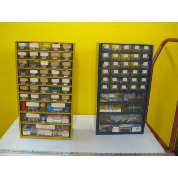 2 CONTAINERS OF ASST. ELECTRICAL ITEMS