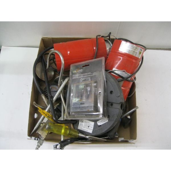 MISC. HEATERS, SULPHUR EVAPORATORS, PRO POINT DRILLS, ETC.