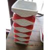 Image 3 : 2 MCM OP ART GERMAN KPM PORCELAIN VASES