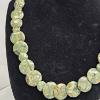 Image 4 : VINTAGE GREEN STONE NECKLACE