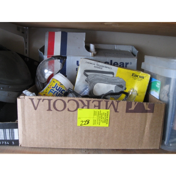 MISC. SAFETY GLASSES, EARPLUGS, ETC.