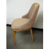 Image 2 : RED TINGE WOOD FRAMED DINING CHAIR