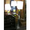 Image 1 : STAINLESS LOOK FLOOR LAMP & 2 TABLE LAMPS