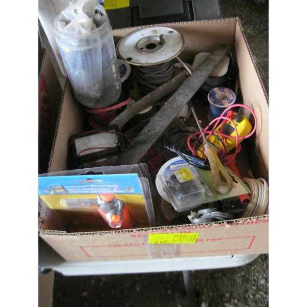 MISC. ELECTRICAL WIRE, ELECTRIC TESTERS, ETC.