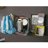 Image 1 : 3 BOXES OF MISC. KITCHEN POTS/PANS, TOWELS, COFFEE POD HOLDER, ETC.